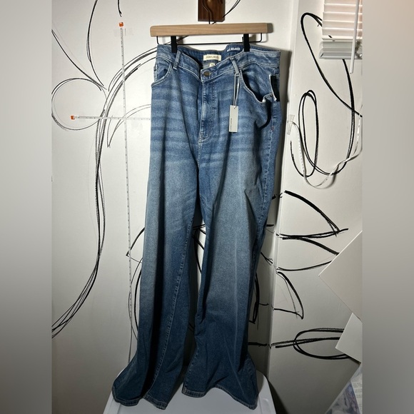 NEW Warf + Weft NCE Plus Wide Leg Jeans, Women’s Size 22 Vintage + Modern - Picture 1 of 14